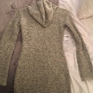 Vintage style turtleneck sweater dress